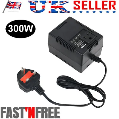 300W AC 220V To 110V Step Down Transformer Voltage Volt Converter Power Adapter • £30.69