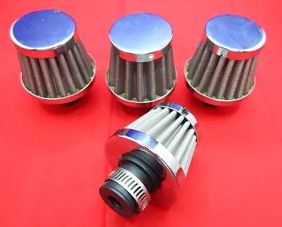 **LOT OF 4** Stainless Mini Breather Crankcase Vent Filter 3/8 To 1/2  10-12mm • $16.95