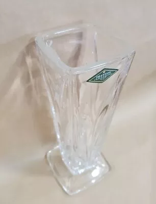 Shannon CRYSTAL Vase Hand Cut Crystal Designs Of  Ireland Bouquet Vessel  • $14.99