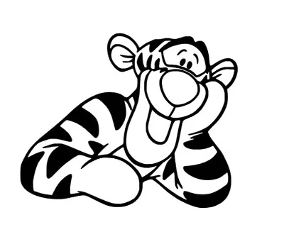 £3.50 • Buy Tigger Car Vinyl Sticker Disney Wall Home Kids Mickey Lilo Window Marvel 4x4inch