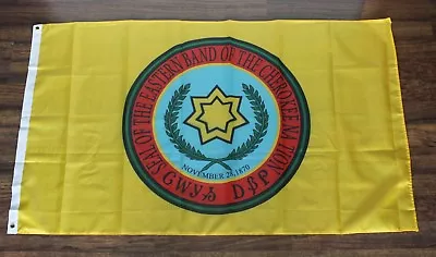 $12.57 • Buy Cherokee Nation Banner Flag Eastern Band Of The Native American Indian Yellow XZ