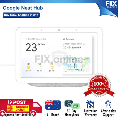 $115 • Buy Google Home Nest Hub Smart Display & Home Music Audio Speaker Wireless Assistant