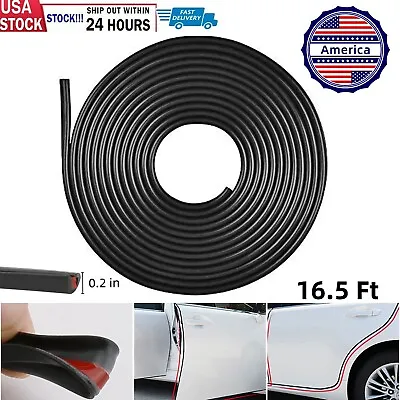 For Toyota Car Door Edge Trim Guard Moulding Rubber Seal Strip Protector 16.5FT • $7.99
