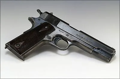 Poster Many Sizes; Colt 1911 Model Semi-Automatic .45 Caliber Pistol Used By Ly • $160.11