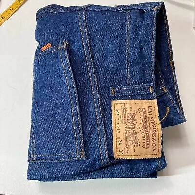 Vintage 70's Levi’s Flare Bootcut Jeans 20517 0217 Orange Tab USA Made Fit 33  W • $77.16