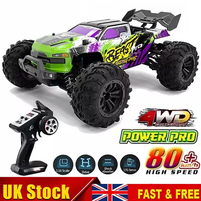 All Terrain RC Car 4WD 70KM/H RC Truck Remote Control Trucks For Adult Kids Gift • £60.99