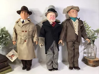 Lot Of 3 Vintage Effanbee Legend Series Dolls~Bogart~Cagney~WC Fields~1980 • $45.99