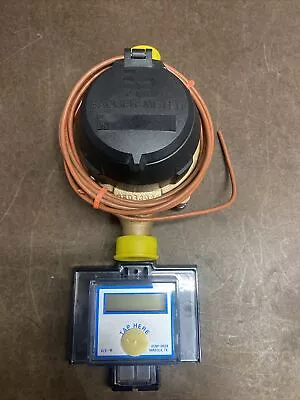 Badger 5/8x3/4 M25 Brass Water Meter RTR Cubic Feet Register With Digital Remote • $150