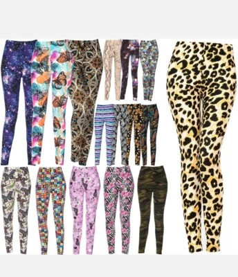 Women's Printed Brushed Buttery Soft Leggings One Size & Plus Size • $12.95