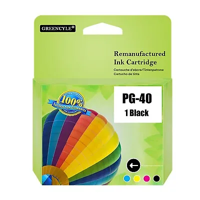 1x PG-40 Black Ink Cartridge For Canon PIXMA MP150 MP160 MP180 MP190 MX300 MX310 • $15.68