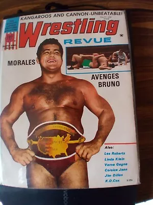 Vintage Wrestling Revue May 1971 Pedro Morales • $5.99