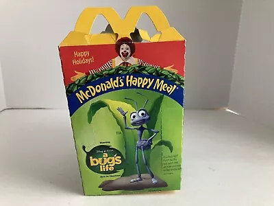 Vintage 1998 McDonald's Happy Meal Disney Pixar A Bug's Life Box C • $4.99