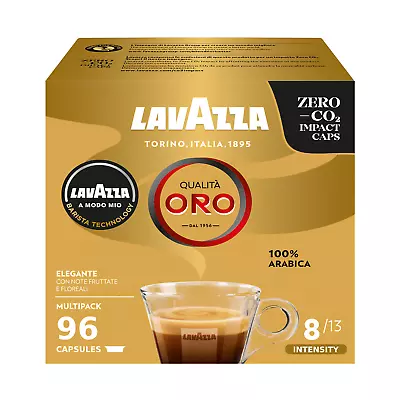 Lavazza A Modo Mio Oro X 6 Boxes (96 Coffee Capsules/pods) • $75