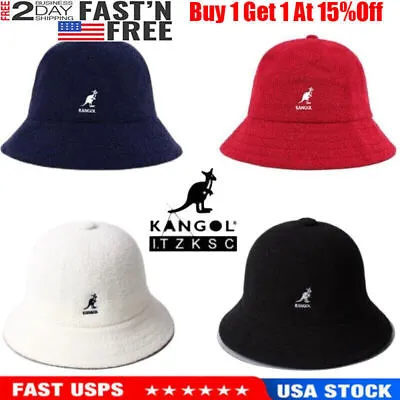 Hot Sale Hip-Hop Fashion Classic Kangol Bermuda Casual Bucket Hats CapSports Hat • $18.69