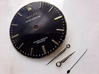 ANTIQUE GENUINE ROLEX DIAL And Hands FOR 25 JEWEL BUTTERFLY 1030 MOVEMENT • $270