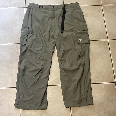 Mountain Hardwear Men's 2XL Cargo Green AP Outdoor Hiking Nylon Pants 210 OM2323 • $27.99