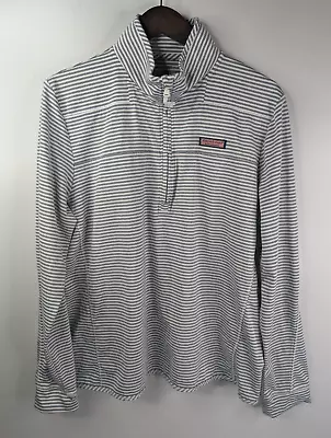 Vineyard Vines THE SHEP SHIRT Stripe 1/4 Zip Long Sleeve Pullover Men's XL • $21.99