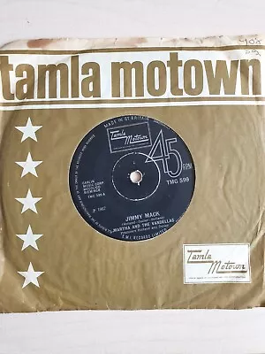 Martha And The Vandellas ‎- Jimmy Mack / Third Finger 7  Vinyl 45 Single Motown • £4.99