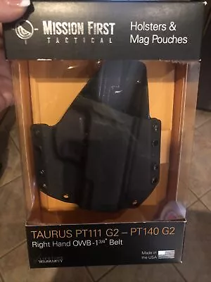 Mission First Tactical TAURUS PT111 G2 - PT140 G2 Right Hand OWB-1-3/4” Holster • $14.99
