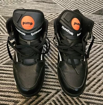 Reebok Omni Pump Classic Black Orange Sz 13 Used • $51