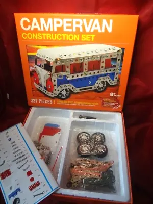 377 Piece VW Campervan Metal Construction Kit For Age 8+ By Damand Media 2016 • £9.95
