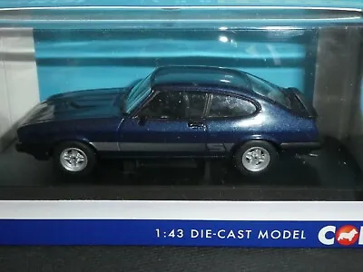  FORD Capri Mk3 2.0S In Cobalt BLUE V ANGUARDS Corgi1:43rd SCALE Diecast • £39.99