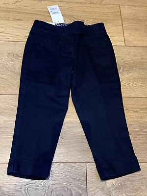 £2.50 • Buy NEXT Denim Tapered Girls Chinos Navy - Age 3 98cms BNWT