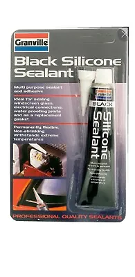 NEW Granville Black Silicone Sealant Car Van Windscreen Sealer Window Leak Seal • £7.98