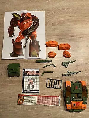 Transformers G1 1985 Original Vintage Roadbuster 100% Complete • $340