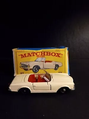 Matchbox #27D Mercedes Benz 230SL 1966  In Original E4 Box • $45