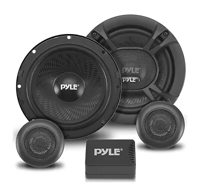 Pyle PL6150BK 6.5-Inch 360-Watt 2-Way Component Speaker System • £45.99