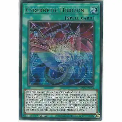 SDCS-EN046 Cybernetic Horizon | 1st Edition Ultra Rare | YuGiOh Trading Card TCG • £0.99