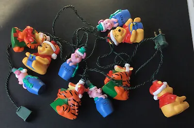 Vintage Walt Disney Pooh 10 Noma Christmas Lights Indoor Outdoor • $9.99