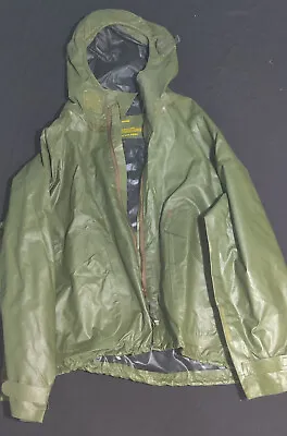 Genuine USGI USMC USN Wet Weather Parka Rain Jacket OD - SMALL Deadstock NIB • $35