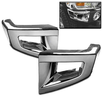 06-10 Hummer H3 H3t Front Bumper Corner Covers Trim Guard Chrome Left+right 2pcs • $91.95