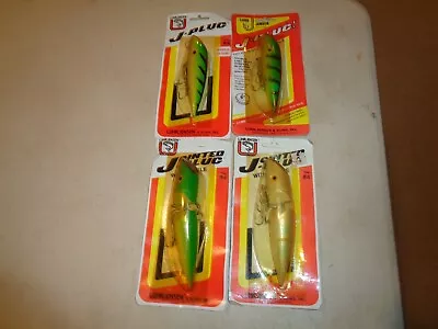 4 Luhr Jensen J-Plug And J-Jointer #4 Trolling Lures- New Old Stock • $49.99