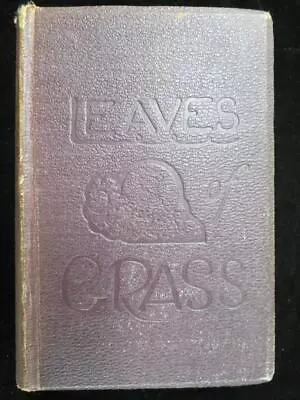 1860 Leaves Of Grass Walt Whitman 3rd Edition Hardcover • $105.50