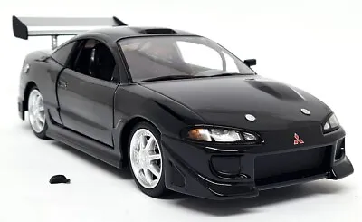 Greenlight 1/18 - 1995 Mitsubishi Eclipse Black Diecast Model Car Mirror • $75.78