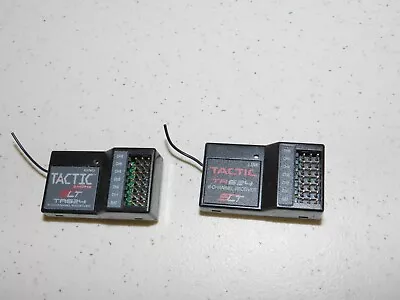 RC TACTIC 2pc LOT / LT TR624 6 CHANNEL RECEIVER 2.4 GHz • $35