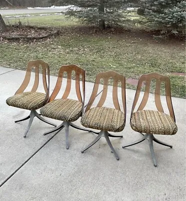 Vintage MCM Howell Interlake Smoked Lucite Dining Chairs • $360