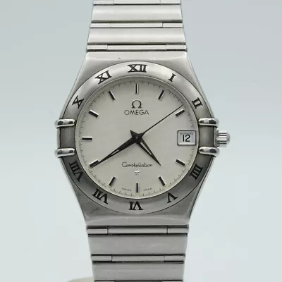 OMEGA Constellation Quartz Men's Watch Steel 32MM Vintage Pretty Wrist OM007 • $2277.87