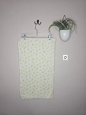 Vintage Carter's Baby Blanket Nursery Rhymes Yellow  Green Soft Blanket • $28