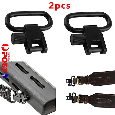 2pcs QD Sling Flush Push Button Swivel Mount For Rifle Slings Quick Detach A • $6.85