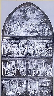 Life Of The Virgin Frescoes Santa Maria Novella Magic Lantern Glass Slide • $8.95
