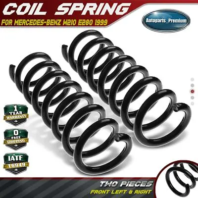 2x Front Coil Springs For Mercedes-Benz W210 E280 1999 Sedan W/Sports Suspension • $38.29
