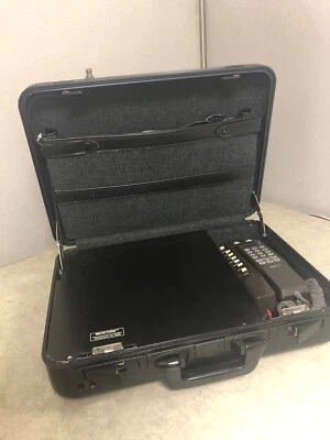 $19.99 • Buy Vintage Audiotel Mobile Car Brick Phone In Briefcase  World Caller
