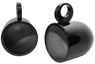 2) 8” Black Wakeboard Tower Enclosure Pods For Wet Sounds Revo-8 Marine Speakers • $149.95