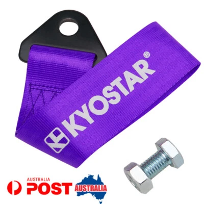 $16.88 • Buy Universal High Strength JDM Racing Front & Rear Tow Strap Nylon Belt Hook Purple