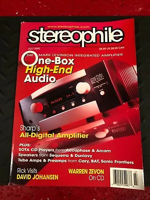 $9.75 • Buy Stereophile Magazine Volume 23 No.7 July 2000