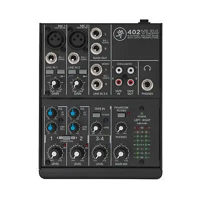Mackie 402VLZ4 4-Channel Ultra-Compact Live Performance Studio Mixer • $103.99